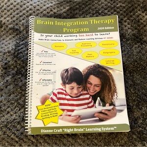 Dianne Craft Brain Integration Therapy Manual 2020 Edition Right Brain learning